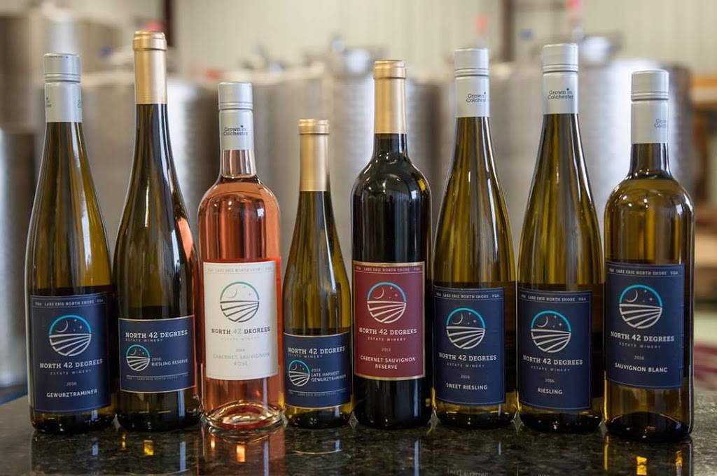 North 42 Degrees Estate Winery & Bistro 42 | restaurant | 130 Essex County Rd 50, Harrow, ON N0R 1G0, Canada | 5197386111 OR +1 519-738-6111