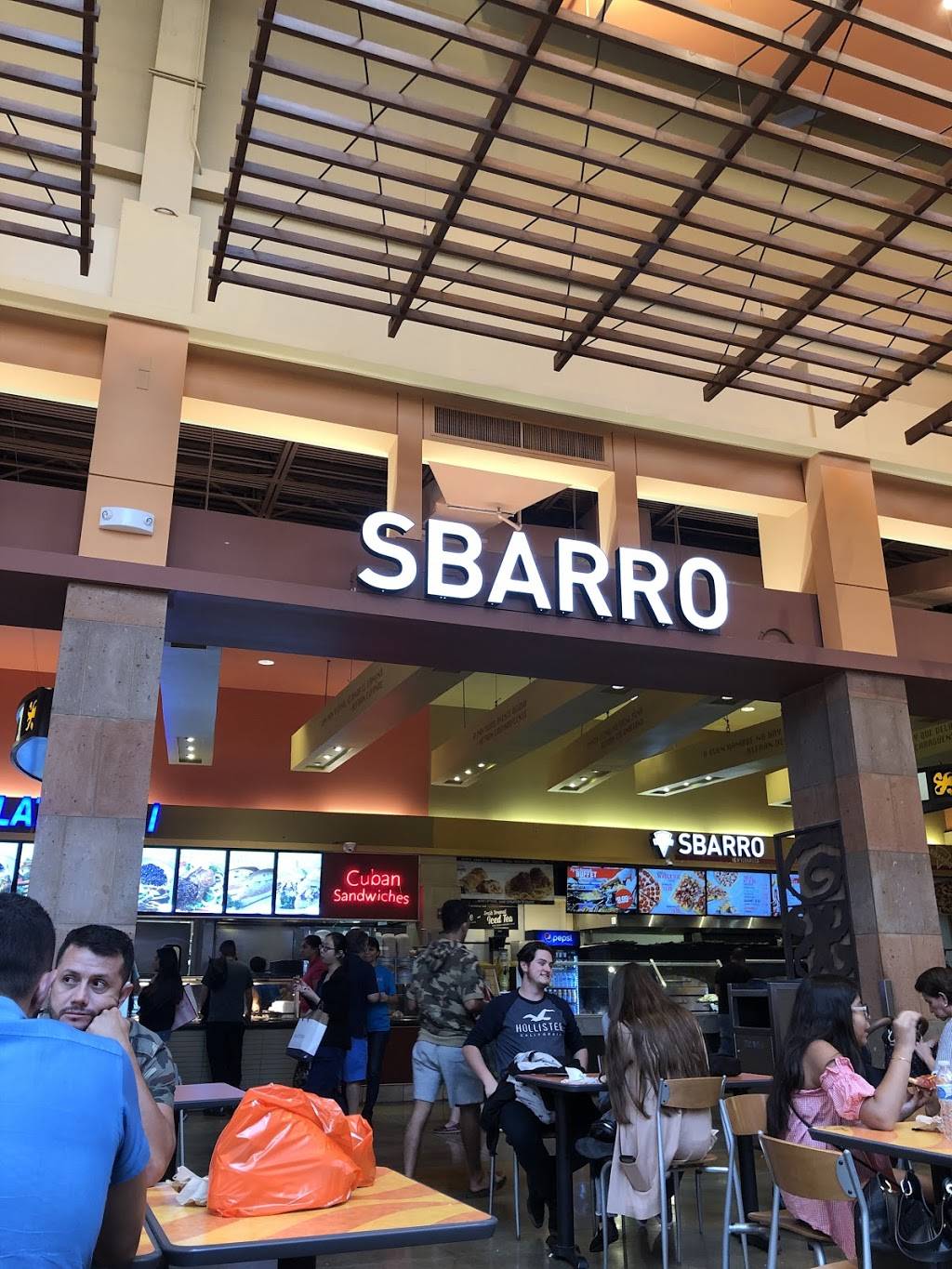 Sbarro | meal takeaway | 11401 NW 12th St #118, Miami, FL 33172, USA | 3057188211 OR +1 305-718-8211