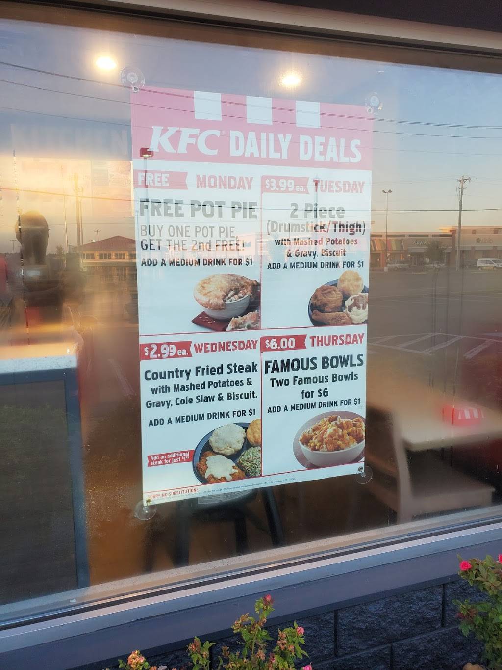 KFC | restaurant | 1609 E 2nd St, Edmond, OK 73034, USA | 4053402783 OR +1 405-340-2783