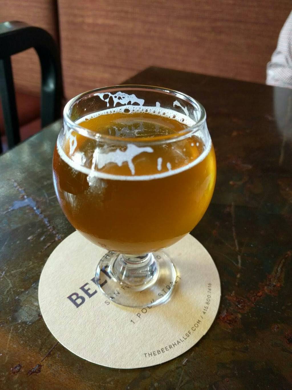 The Beer Hall | restaurant | 1 Polk St, San Francisco, CA 94102, USA | 4158007416 OR +1 415-800-7416