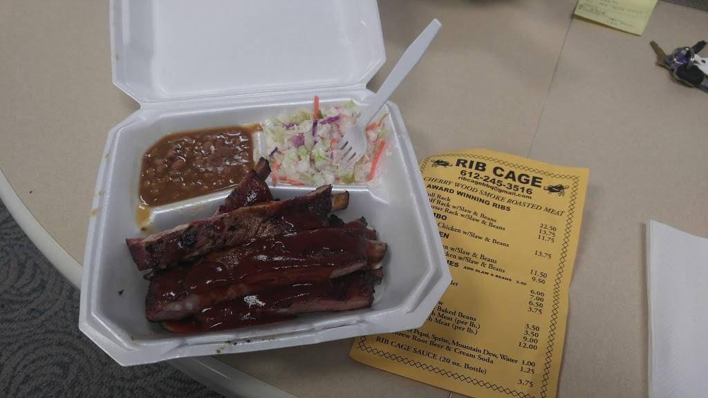 The Rib Cage barbeque | restaurant | 1-57 Auburn Dr, Osseo, MN 55369, USA | 6122453516 OR +1 612-245-3516
