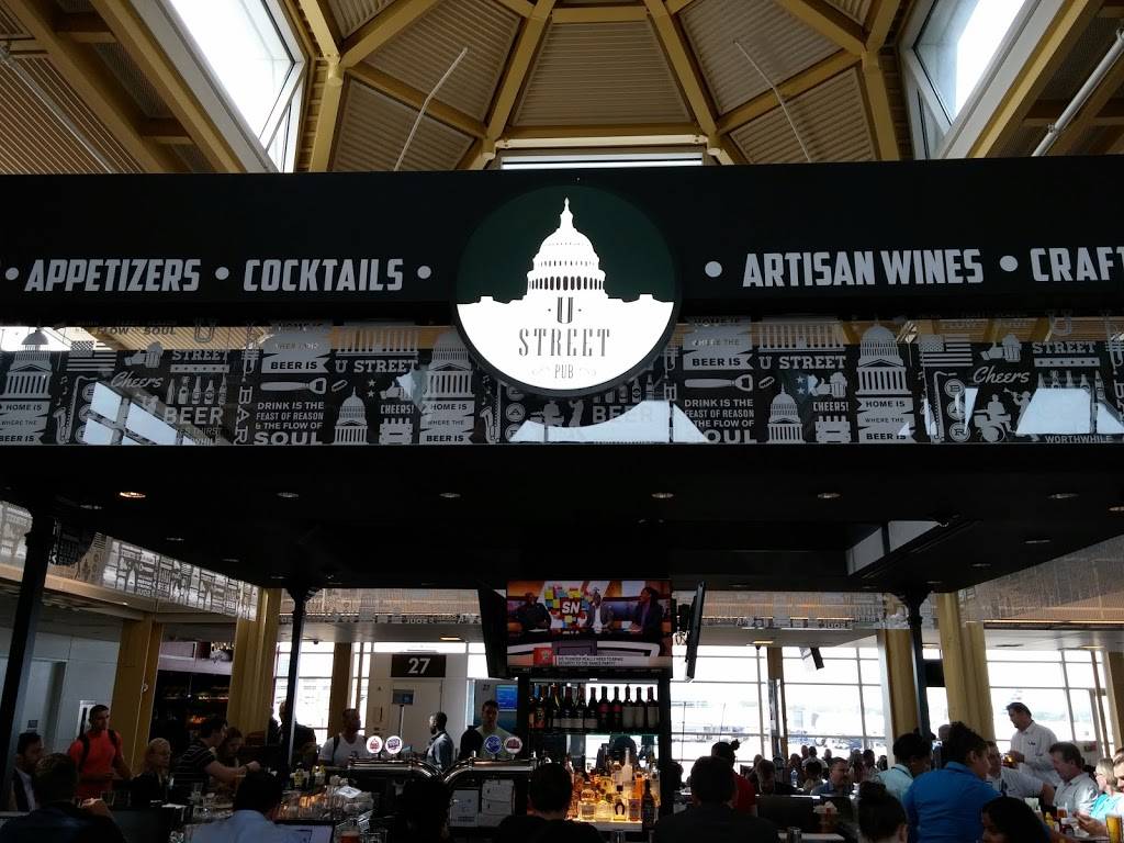 U Street Pub - Reagan Airport | restaurant | Ronald Reagan Washington National Airport, Arlington, VA 22202, USA | 7034171086 OR +1 703-417-1086