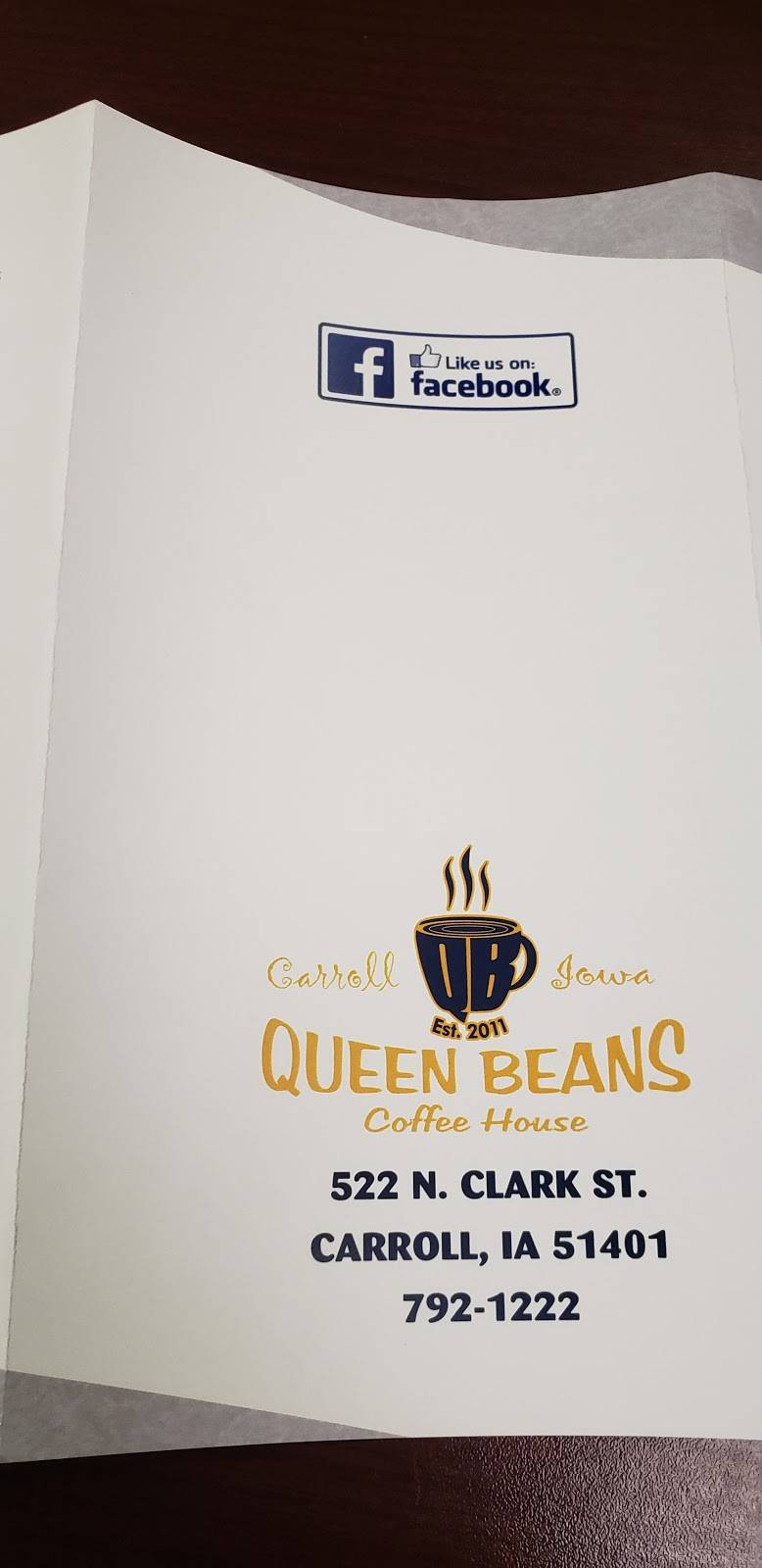 Queen Beans Coffeehouse | cafe | 522 N Clark St, Carroll, IA 51401, USA | 7127921222 OR +1 712-792-1222
