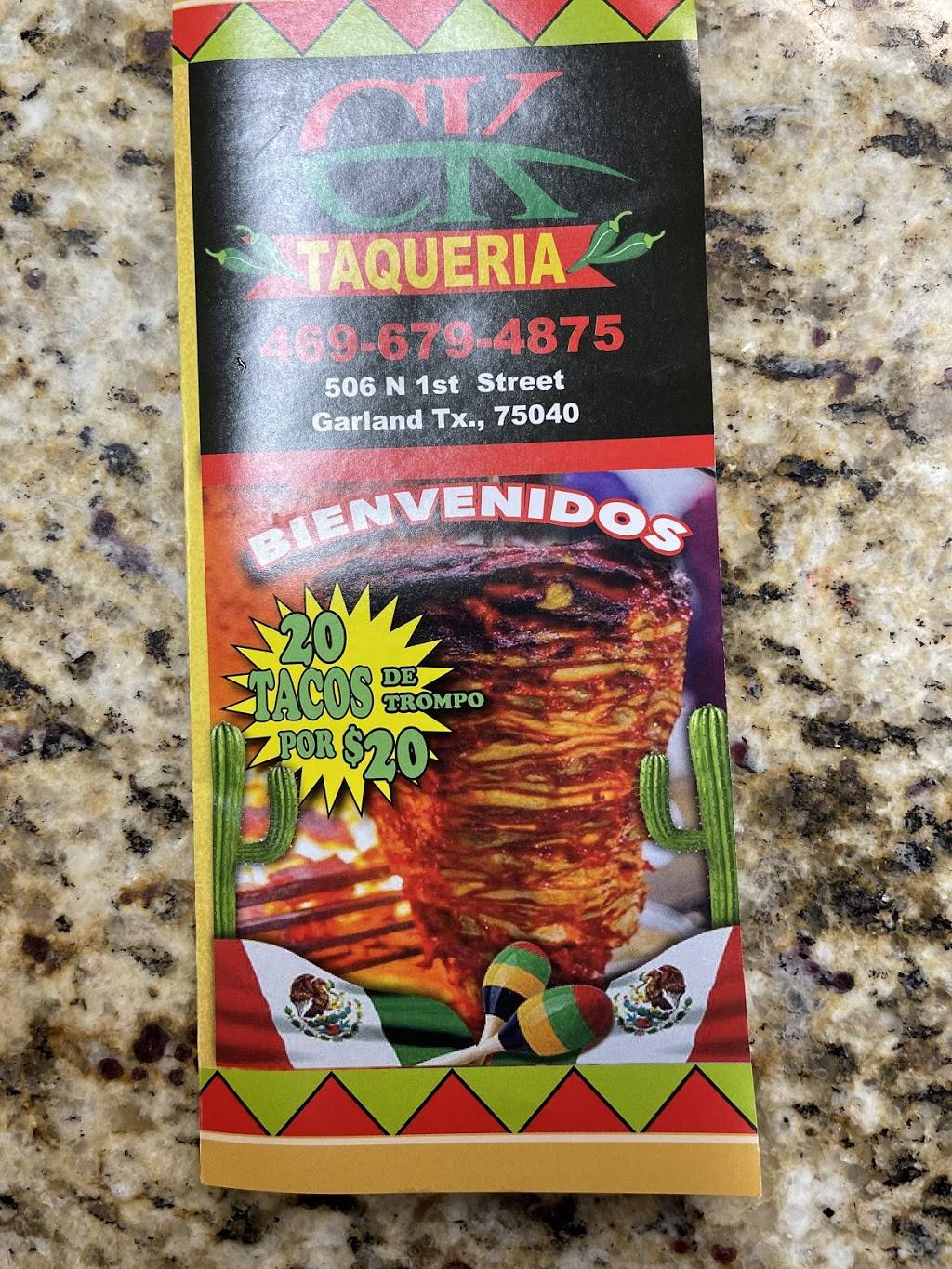 CK Taqueria | restaurant | 506 N 1st St, Garland, TX 75040, USA | 4696794875 OR +1 469-679-4875