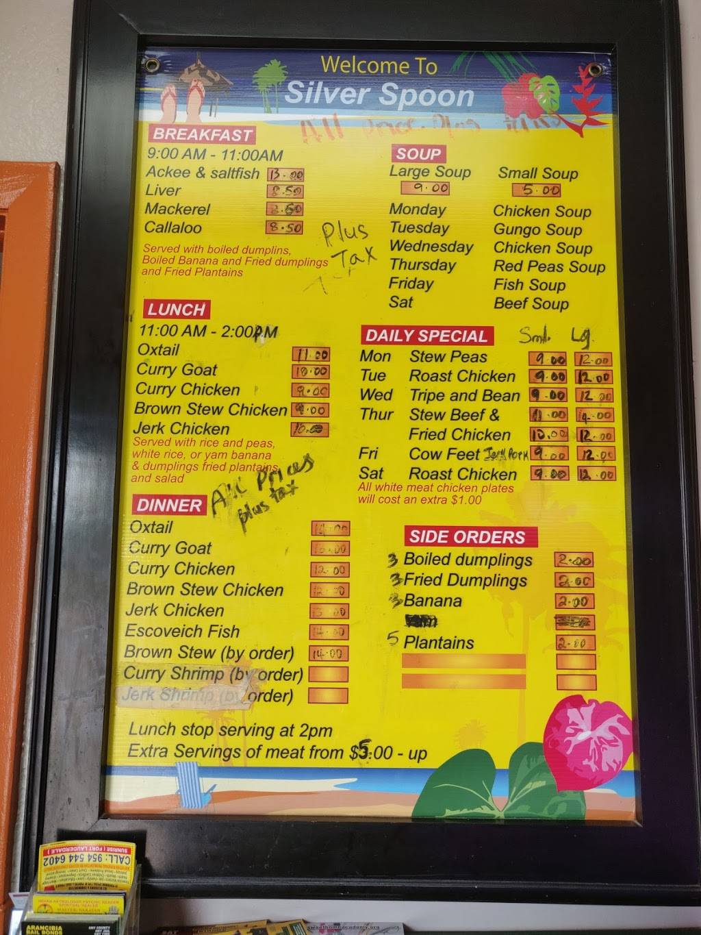 Silver Spoon Jamaican Restaurant | restaurant | 18334 Homestead Ave C, Miami, FL 33157, USA | 7862930022 OR +1 786-293-0022