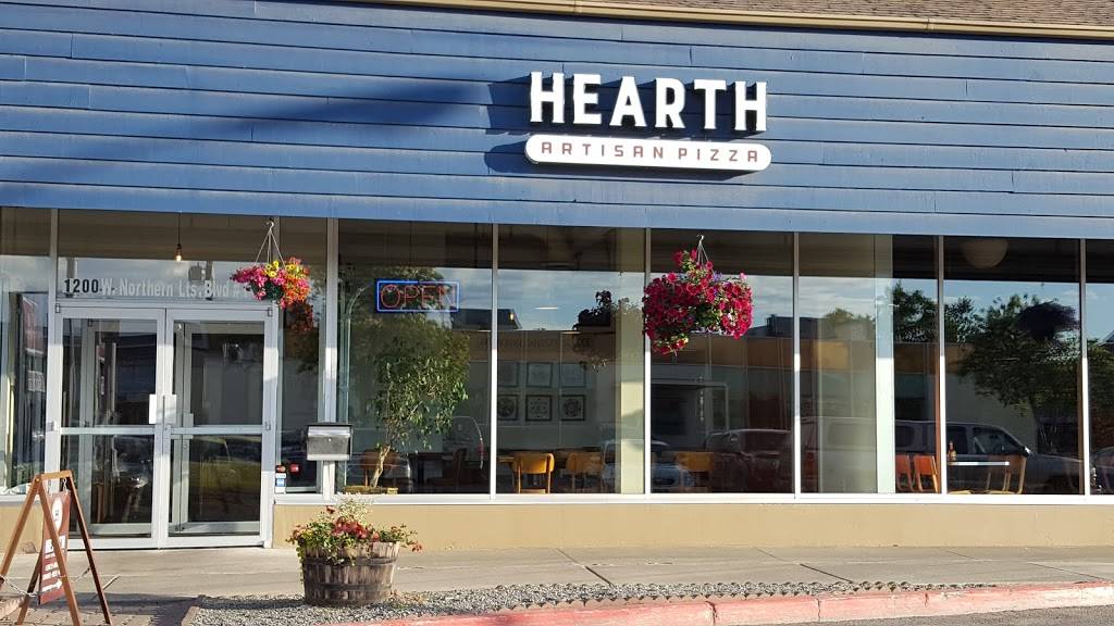 Hearth Artisan Pizza | restaurant | 1200 W Northern Lights Blvd Suite F, Anchorage, AK 99503, USA | 9072220888 OR +1 907-222-0888