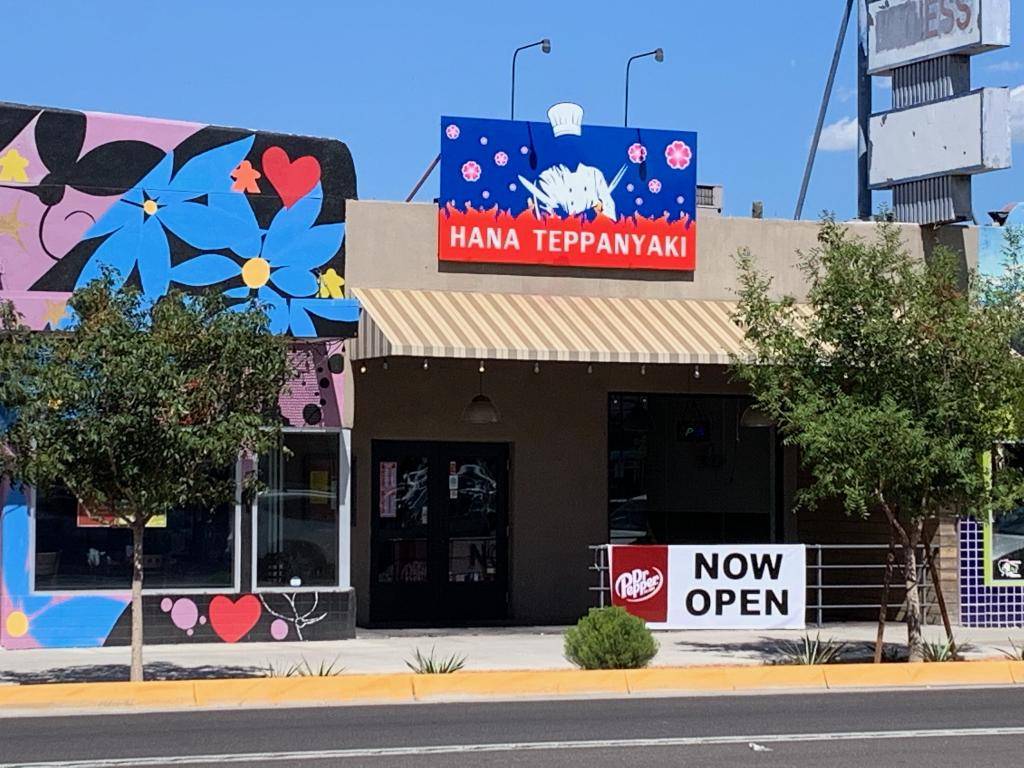 Hana teppanyaki | restaurant | 3503 Central Ave NE, Albuquerque, NM 87106, USA | 5052550585 OR +1 505-255-0585