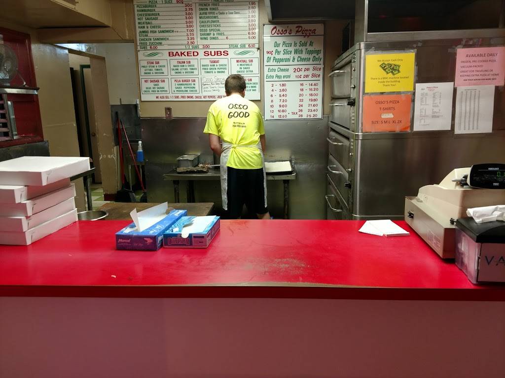 Ossos Original Pizza | restaurant | 90 Henderson Ave, Washington, PA 15301, USA | 7242221990 OR +1 724-222-1990