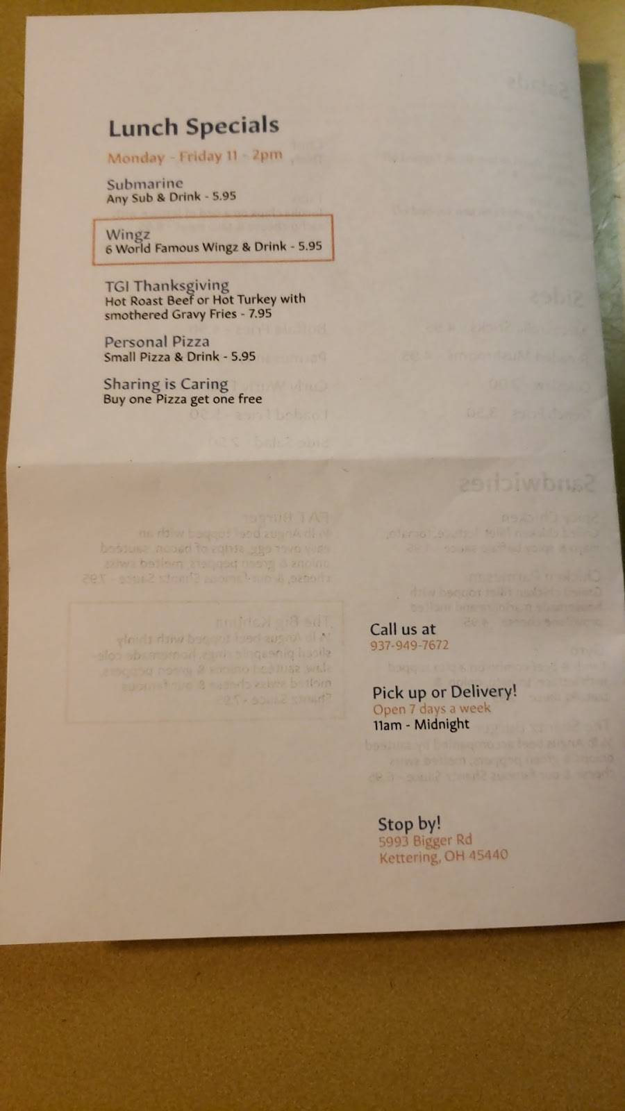 Shantz Express | restaurant | 5993 Bigger Rd, Kettering, OH 45440, USA | 9379497672 OR +1 937-949-7672