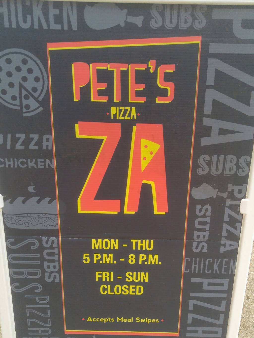 Petes Za at Meredith | restaurant | 201 N Martin Jischke Dr, West Lafayette, IN 47906, USA | 7654962906 OR +1 765-496-2906