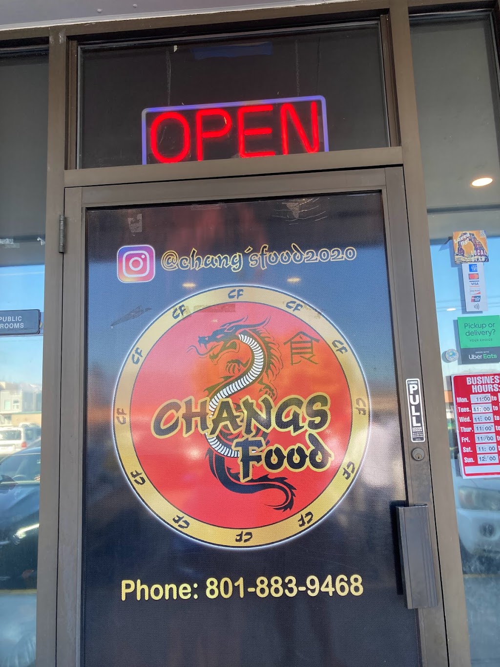 Chang’s Food | restaurant | 3576 S Redwood Rd, West Valley City, UT 84119, USA | 8018839468 OR +1 801-883-9468