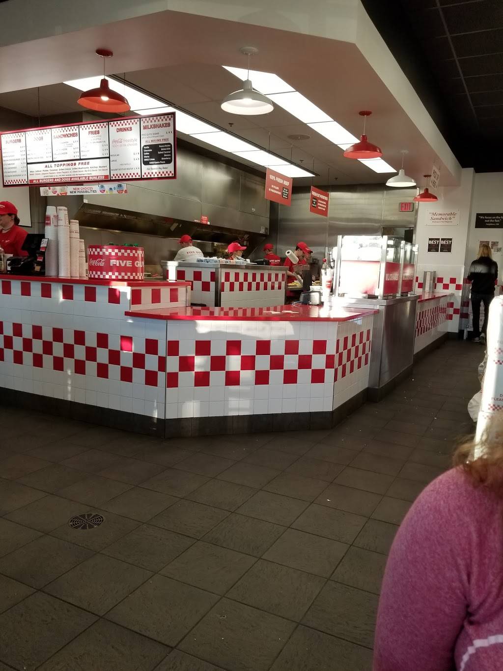 Five Guys | meal takeaway | 8597 W Grand River Ave, Brighton, MI 48116, USA | 8105225656 OR +1 810-522-5656