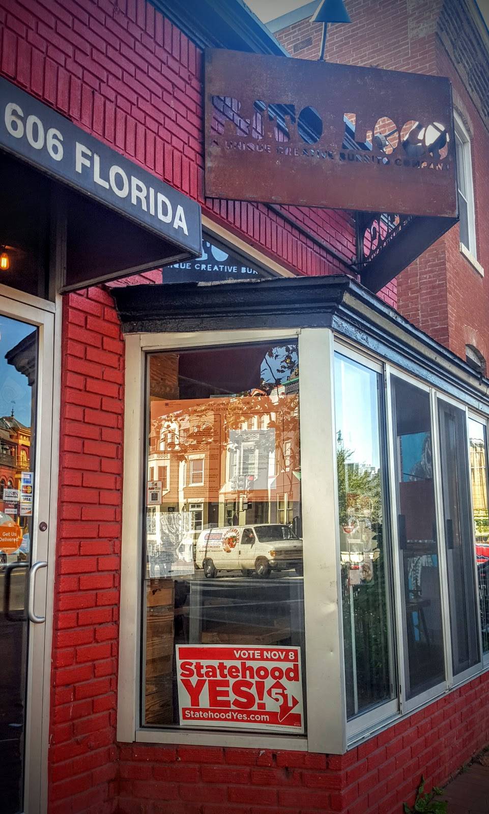 Rito Loco | restaurant | 1853, 606 Florida Ave NW, Washington, DC 20001, USA | 2028364270 OR +1 202-836-4270