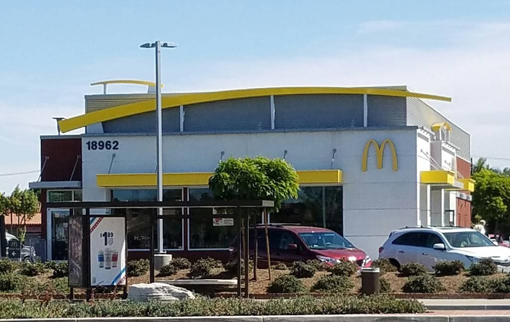 McDonalds | cafe | 18962 Brookhurst St, Fountain Valley, CA 92708, USA | 7149688901 OR +1 714-968-8901