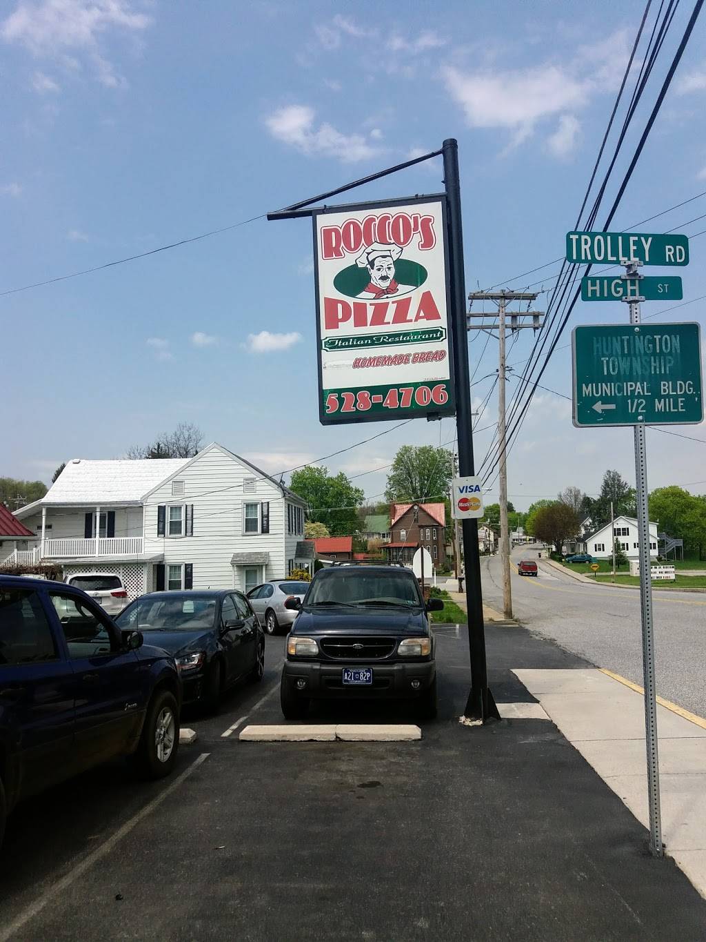 Roccos Pizza | restaurant | 301 Main St, York Springs, PA 17372, USA | 7175284706 OR +1 717-528-4706