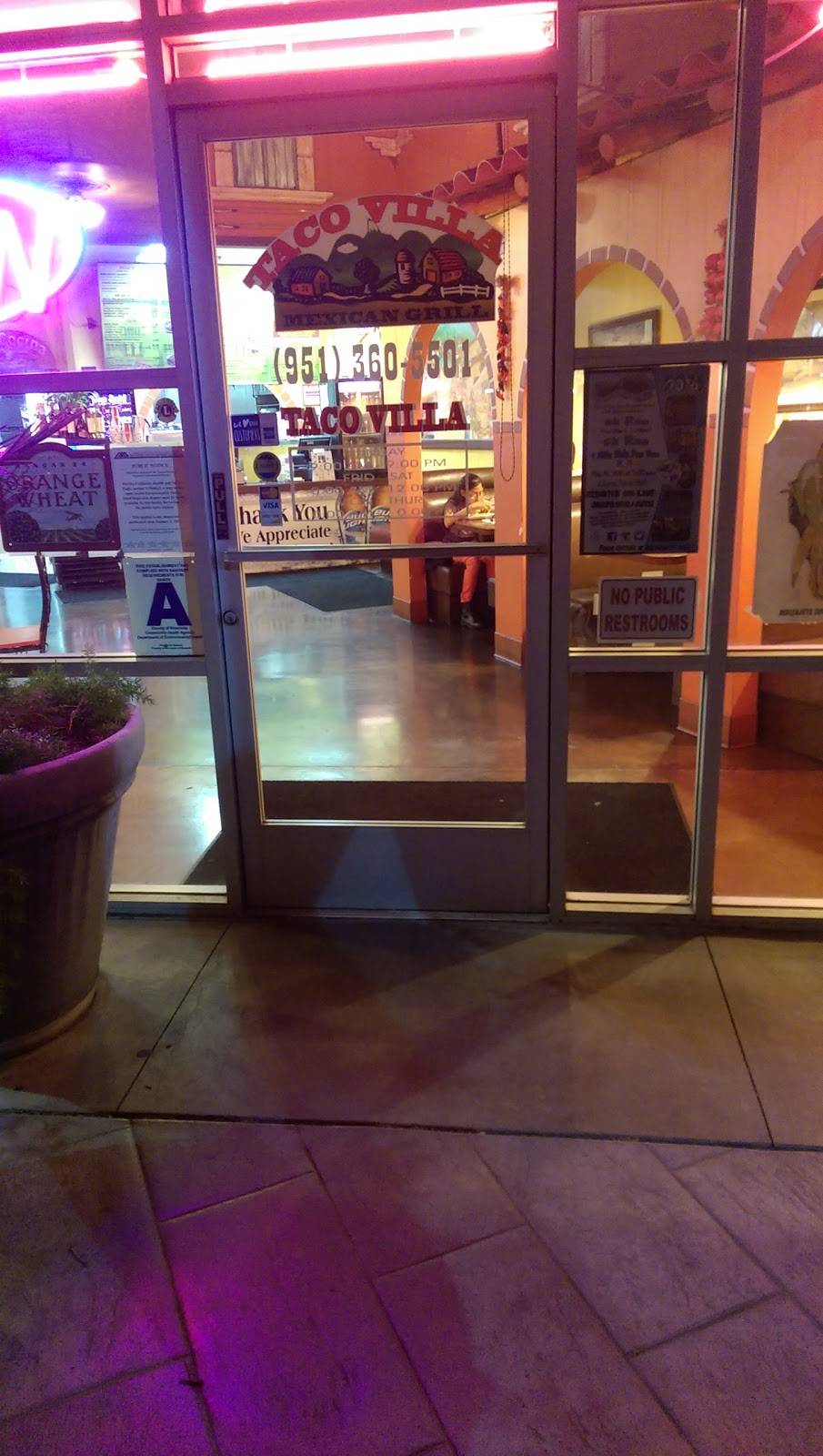 Taco Villa Mexican Grill | restaurant | 8022 Limonite Ave, Riverside, CA 92509, USA | 9513605501 OR +1 951-360-5501