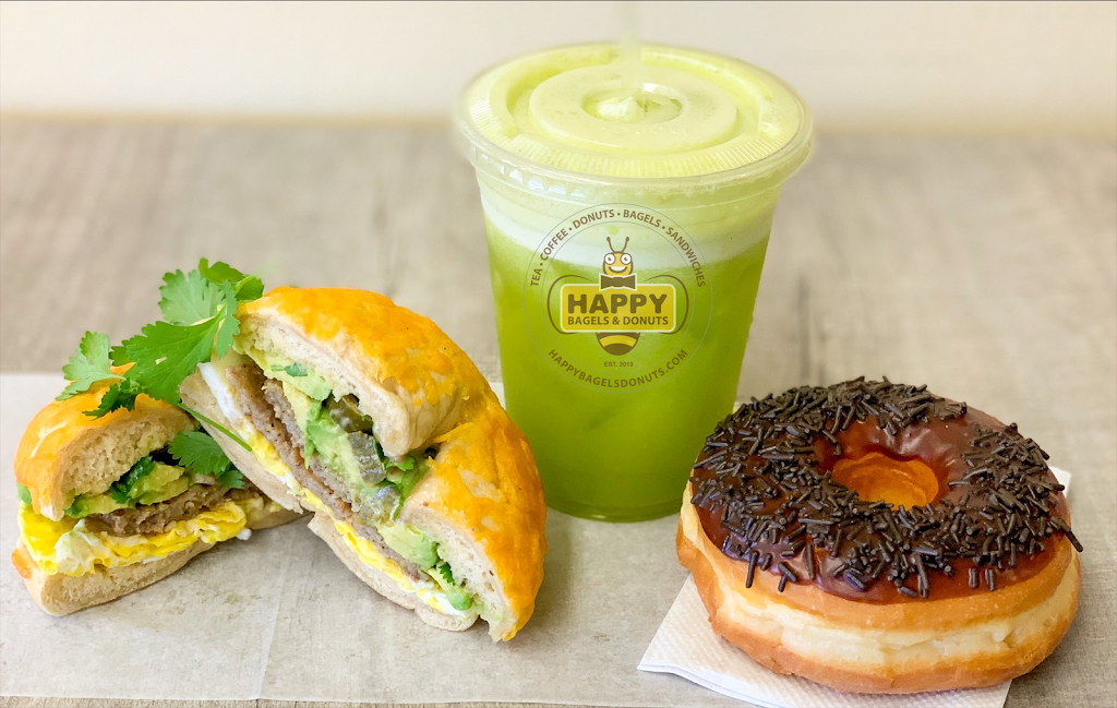 Happy Bagels & Donuts | restaurant | 9926 Lakewood Blvd, Downey, CA 90240, USA | 5628626292 OR +1 562-862-6292