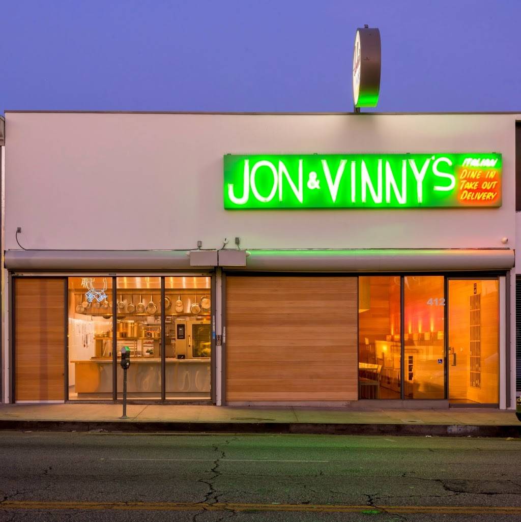 Jon & Vinnys Fairfax | restaurant | 412 N Fairfax Ave, Los Angeles, CA 90036, USA | 3233343369 OR +1 323-334-3369