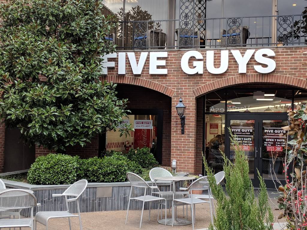 Five Guys | meal takeaway | 1119 Emmet St N, Charlottesville, VA 22905, USA | 4349754897 OR +1 434-975-4897