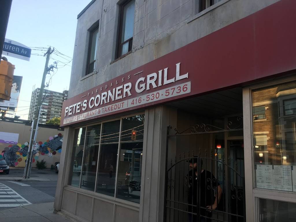 Parkdale Petes Corner Grill | restaurant | 1582 Queen St W, Toronto, ON M6R 1A6, Canada | 4165305736 OR +1 416-530-5736