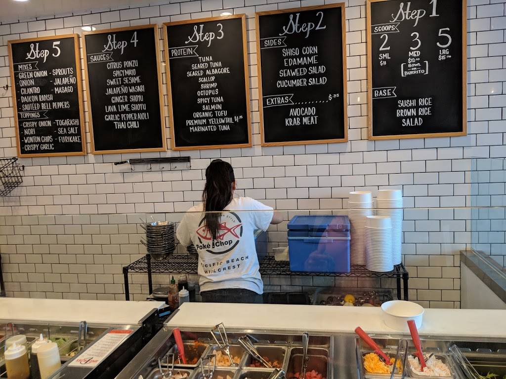 Poké Chop | restaurant | 3884 Fourth Ave, San Diego, CA 92103, USA | 6192305047 OR +1 619-230-5047