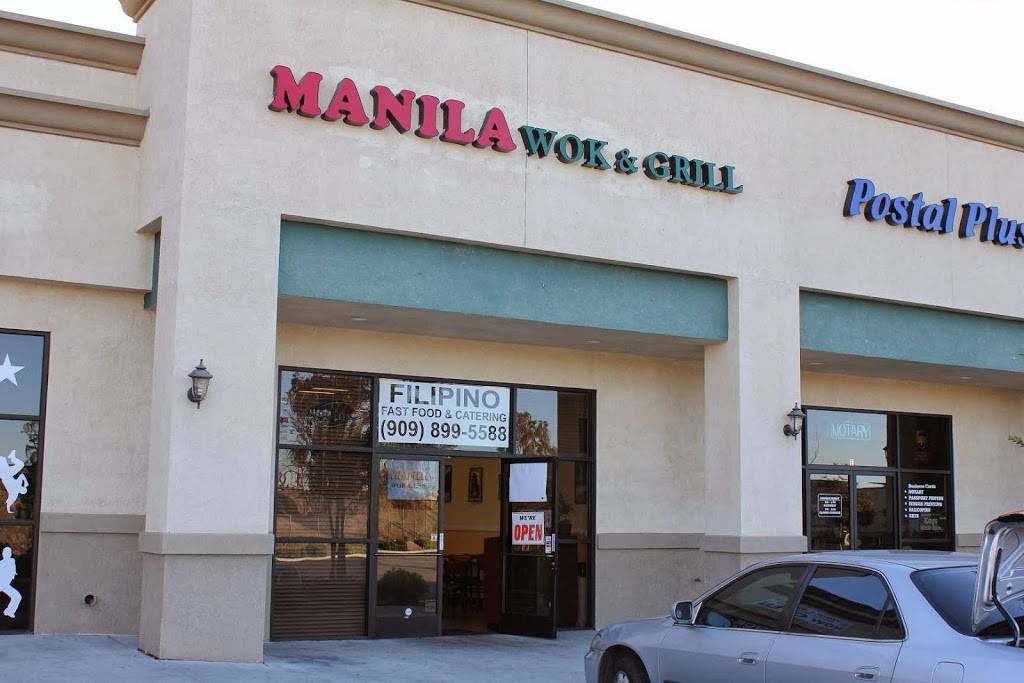 Manila Wok & Grill | restaurant | 7337 East Ave Suite D, Fontana, CA 92336, USA | 9098995588 OR +1 909-899-5588