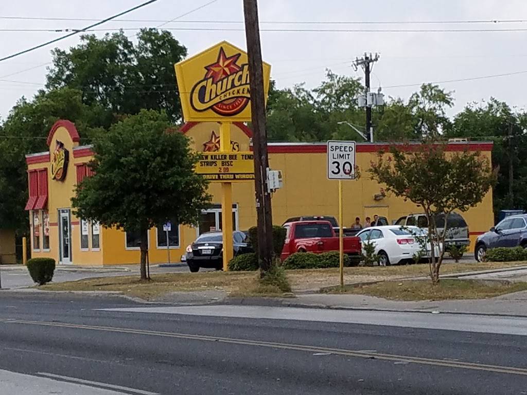 Churchs Chicken | restaurant | 219 S Zarzamora St, San Antonio, TX 78207, USA | 2104380643 OR +1 210-438-0643