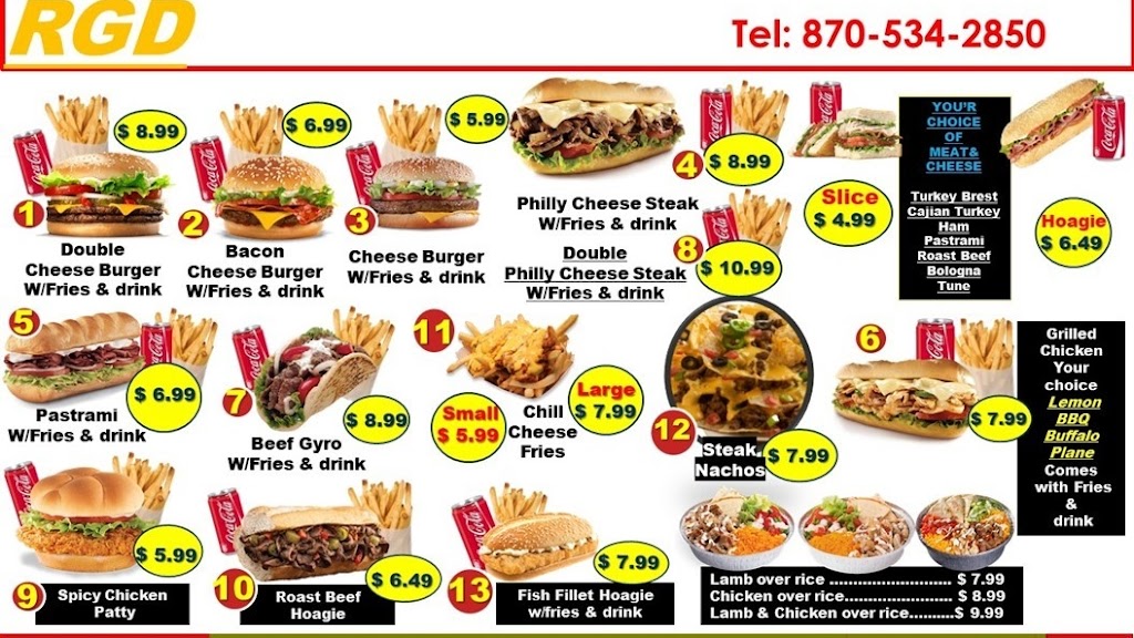 Royal Gourmet Deli & Grill | restaurant | 2122 S Blake St, Pine Bluff, AR 71603, USA | 8705342850 OR +1 870-534-2850