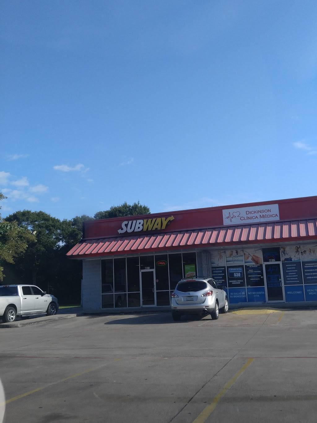 Subway Restaurants | restaurant | 4911 FM517 Suite E, Dickinson, TX 77539, USA | 2815347827 OR +1 281-534-7827