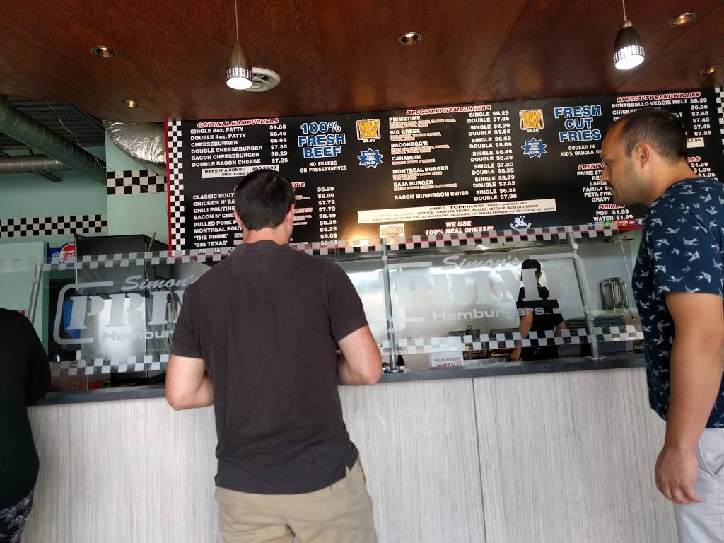 Simons Prime Hamburgers | restaurant | 3580 Tecumseh Rd E, Windsor, ON N8W 1H6, Canada | 5199151397 OR +1 519-915-1397