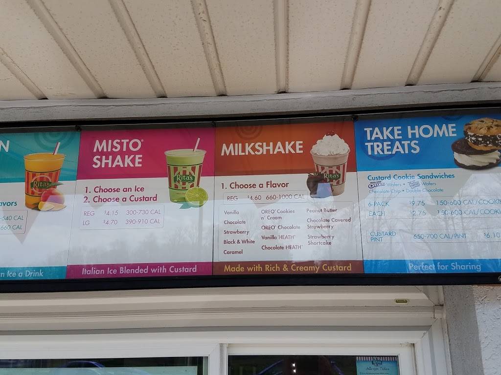 Ritas Italian Ice & Frozen Custard | restaurant | 3007 Emmorton Rd, Abingdon, MD 21009, USA | 4105696007 OR +1 410-569-6007