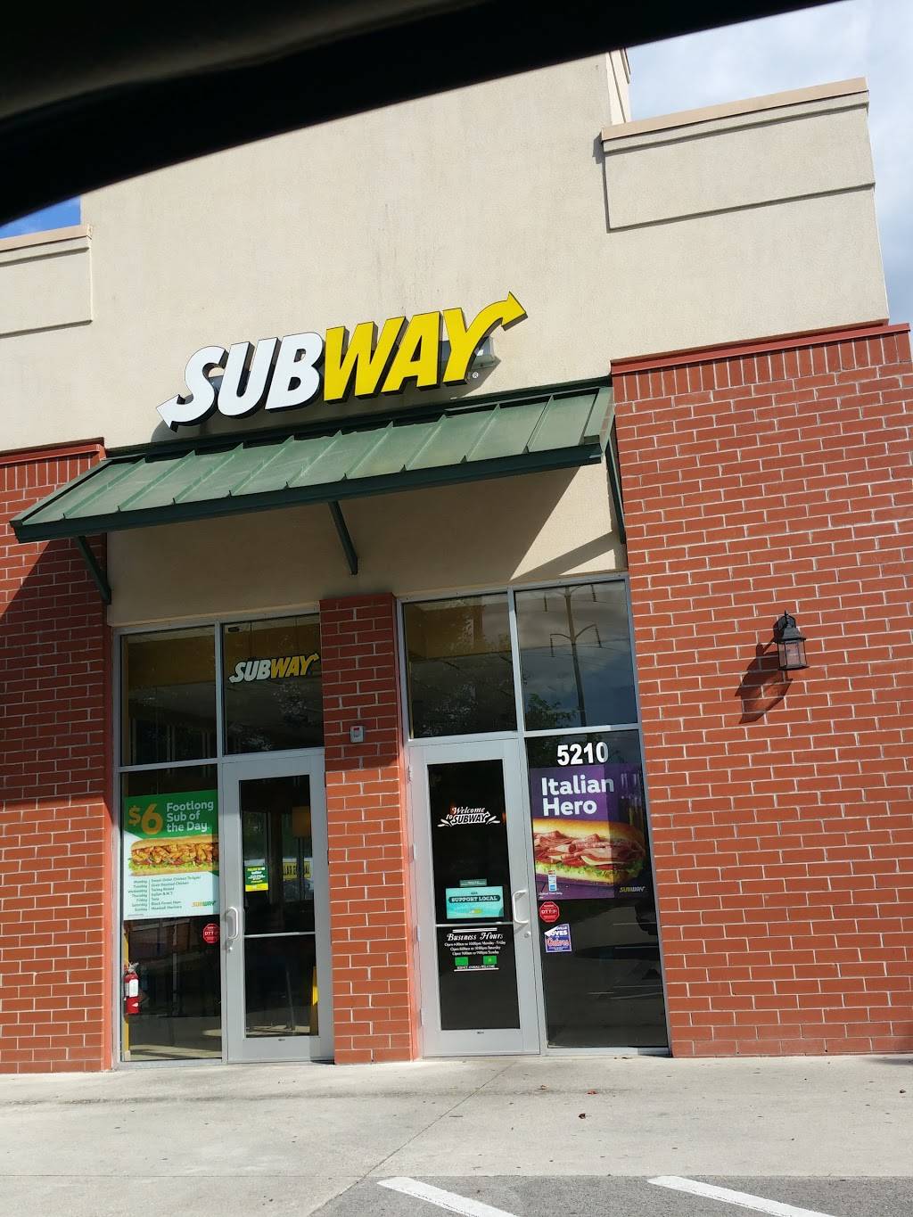 Subway Restaurants | restaurant | 5210 NW 13th St, Gainesville, FL 32609, USA | 3523383007 OR +1 352-338-3007