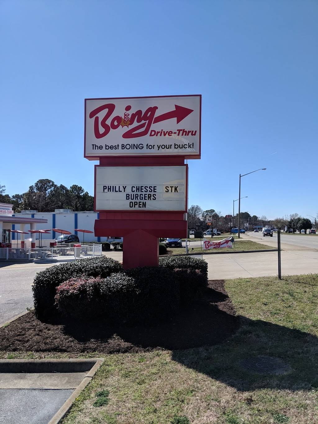 Boing drive-thru | restaurant | 754 J Clyde Morris Blvd, Newport News, VA 23601, USA | 7572232700 OR +1 757-223-2700
