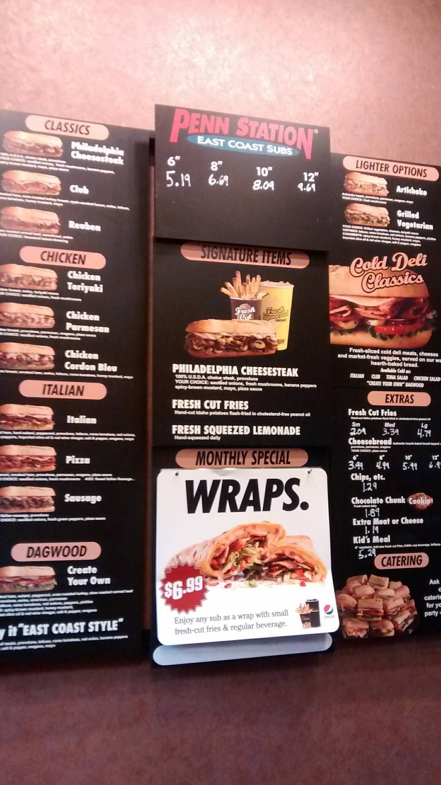 Penn Station East Coast Subs | meal takeaway | 4804 Ridge Rd, Brooklyn, OH 44144, USA | 2166611663 OR +1 216-661-1663