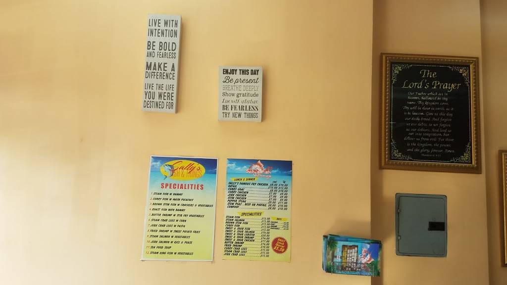 Sallys Fish and Things | restaurant | 8922 Flatlands Ave, Brooklyn, NY 11236, USA | 7187637000 OR +1 718-763-7000