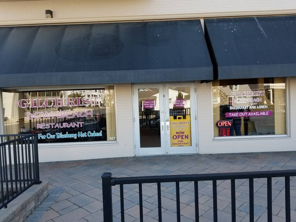 Gilchrist Downbeach Restaurant | cafe | 9400 Atlantic Ave, Margate City, NJ 08402, USA | 6094498679 OR +1 609-449-8679