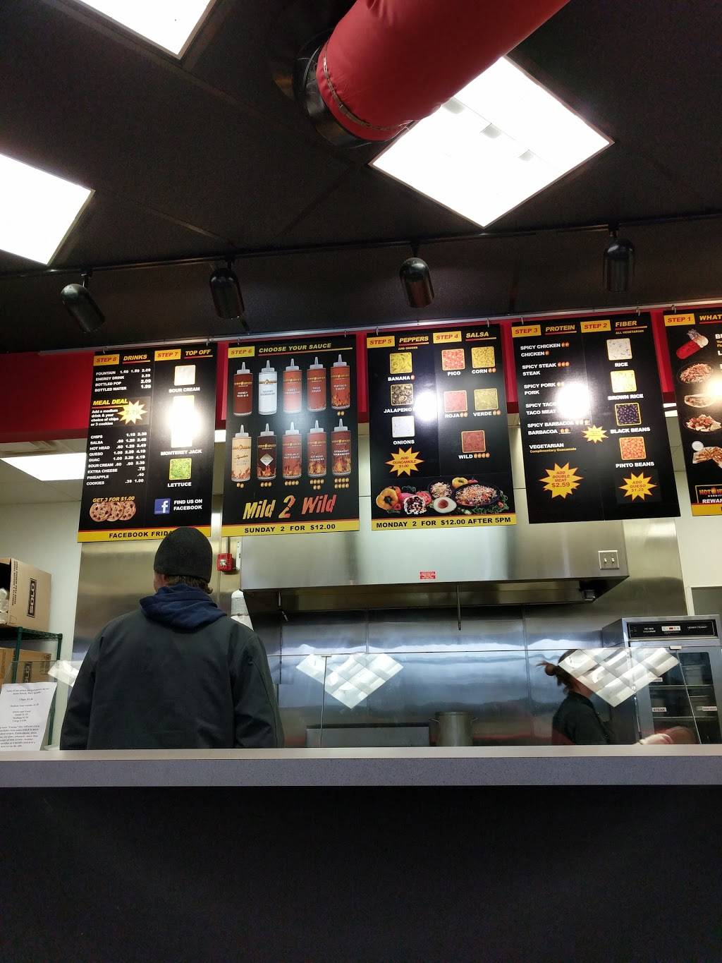 Hot Head Burritos | restaurant | 5662 N Springboro Pike, Dayton, OH 45449, USA | 9372994445 OR +1 937-299-4445