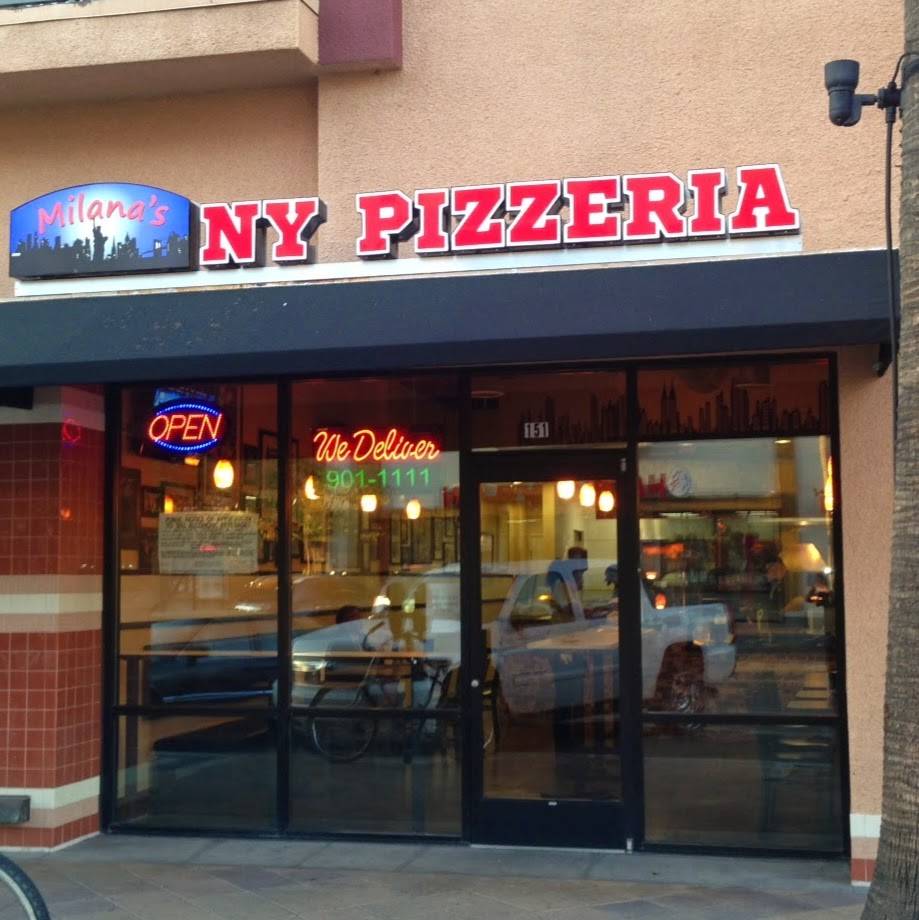 Milanas New York Pizzeria | restaurant | 165 E 4th St, Long Beach, CA 90802, USA | 5629011111 OR +1 562-901-1111