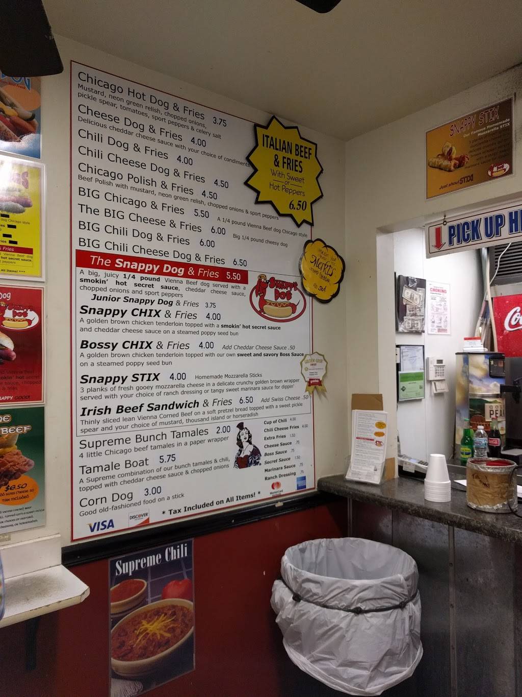 Snappy Dog Inc | restaurant | 6682 N Northwest Hwy, Chicago, IL 60631, USA | 7737756700 OR +1 773-775-6700