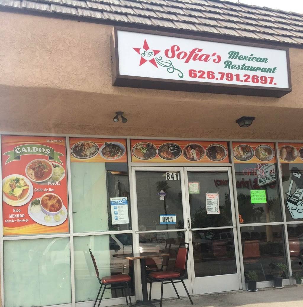 Sofias Mexican Restaurant | restaurant | 841 N Lake Ave, Pasadena, CA 91104, USA | 6267912697 OR +1 626-791-2697