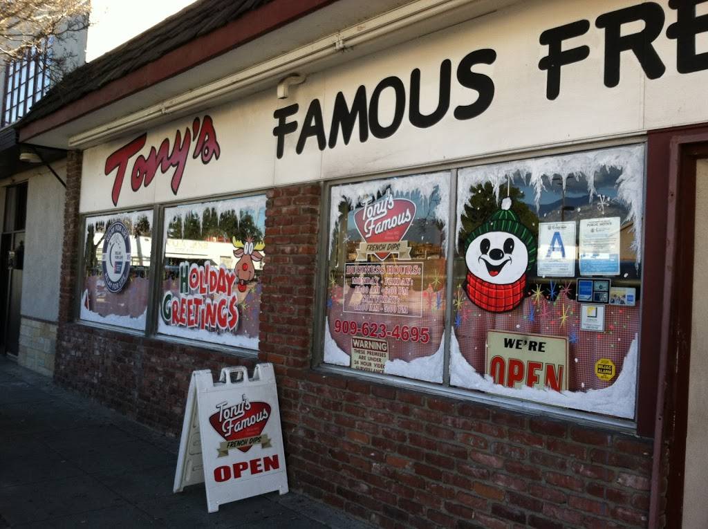 Tonys Famous French Dips | restaurant | 986 East W 2nd St, Pomona, CA 91766, USA | 9096234695 OR +1 909-623-4695