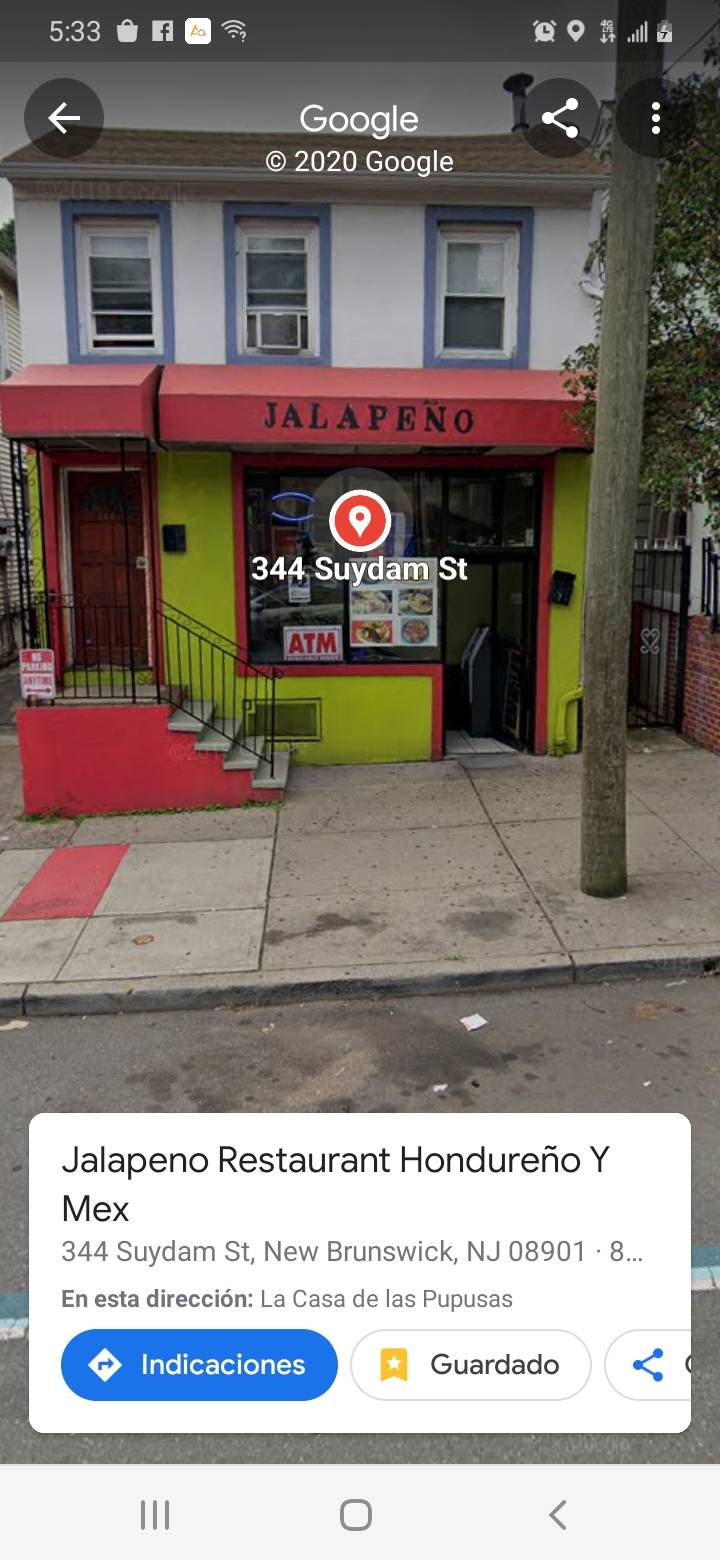 La Casa de las Pupusas | restaurant | 344 Suydam St, New Brunswick, NJ 08901, USA | 7327892284 OR +1 732-789-2284