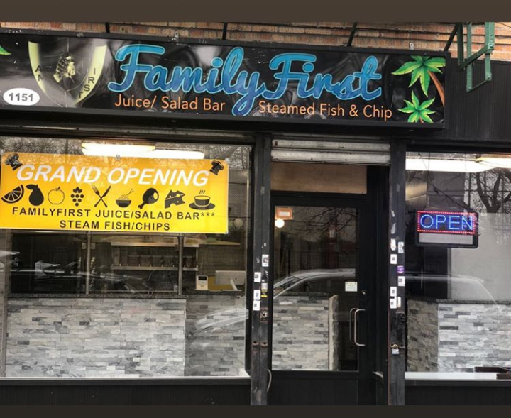 Family First Fish & Chips / Juice Bar | restaurant | 1151 Boston Rd, The Bronx, NY 10456, USA | 7186846224 OR +1 718-684-6224