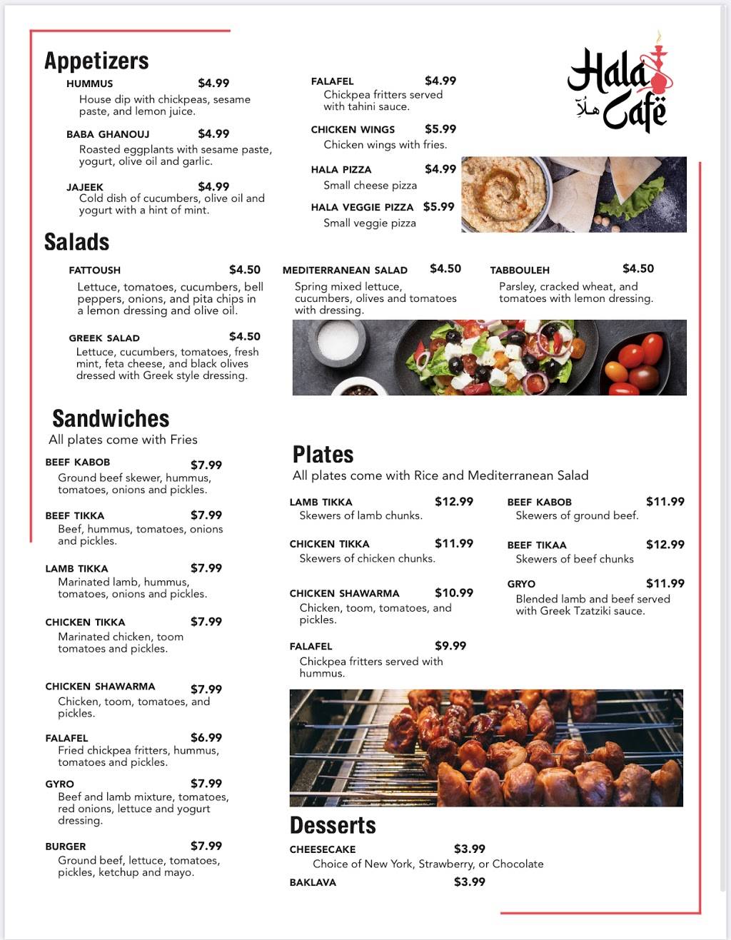 Hala Cafe | restaurant | 10865 Shaenfield Rd Suite 2103, San Antonio, TX 78254, USA | 2106004411 OR +1 210-600-4411