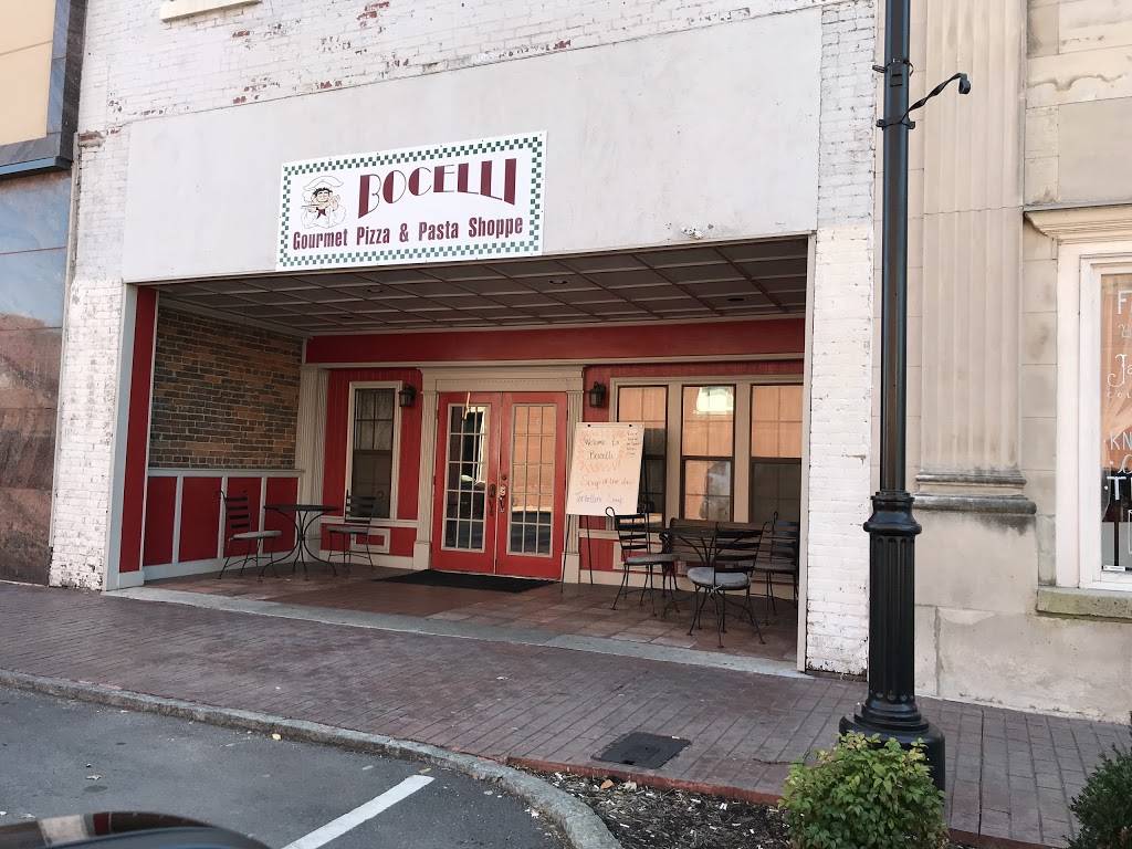 Bocelli Pizza & Pasta Shoppe | restaurant | 102 Depot St, Shelbyville, TN 37160, USA | 9316809579 OR +1 931-680-9579
