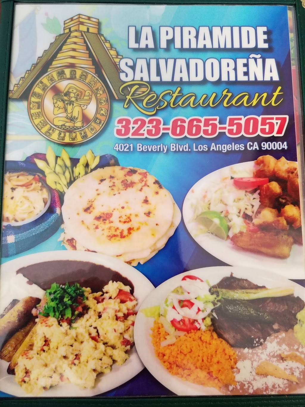 La Piramide Salvadoreña Restaurant | restaurant | 4021 Beverly Blvd, Los Angeles, CA 90004, USA | 3236655057 OR +1 323-665-5057