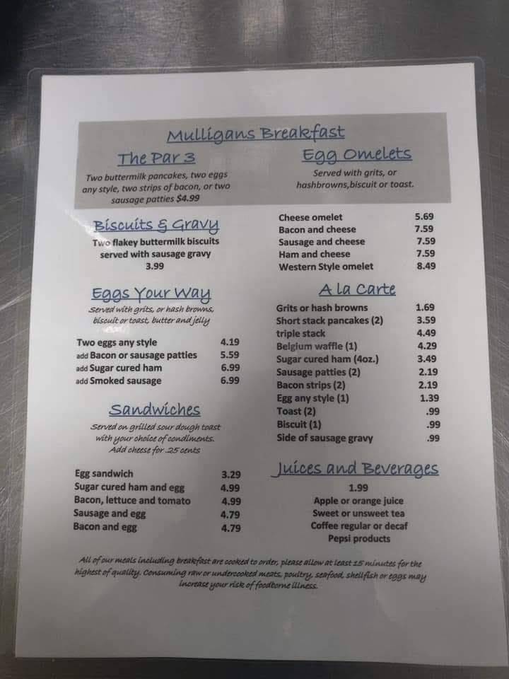 Mulligans at GCC | restaurant | 2299 Gap Creek Rd, Greer, SC 29651, USA | 8648771249 OR +1 864-877-1249