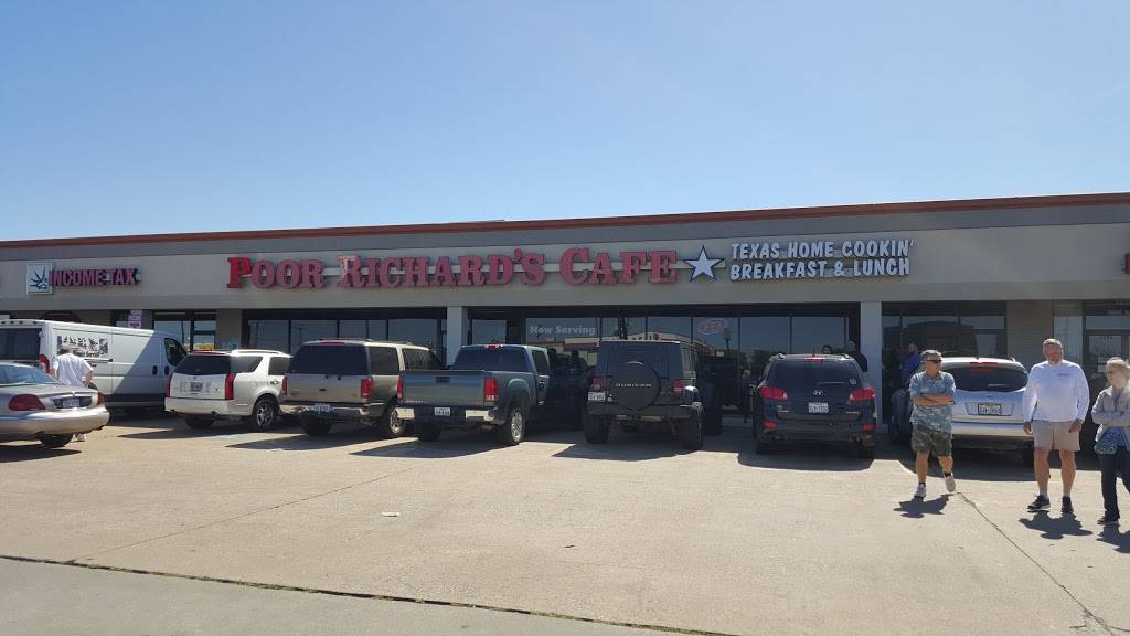 Poor Richards Cafe | restaurant | 2442 K Ave, Plano, TX 75074, USA | 9724231524 OR +1 972-423-1524