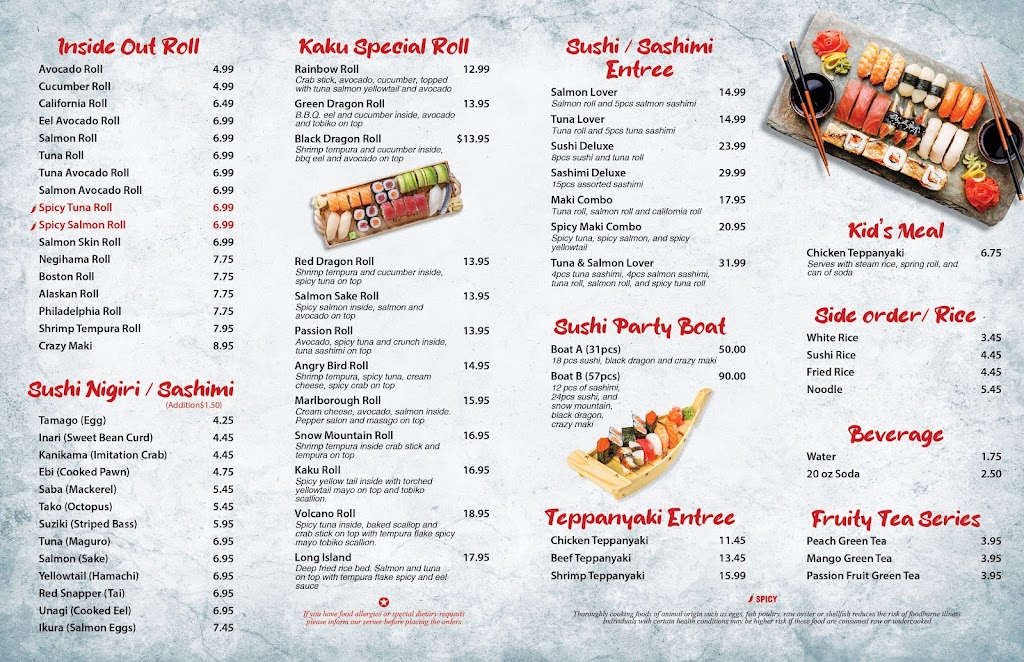 Sushi KaKu | restaurant | 416 Boston Post Rd E, Marlborough, MA 01752, USA | 5083577958 OR +1 508-357-7958