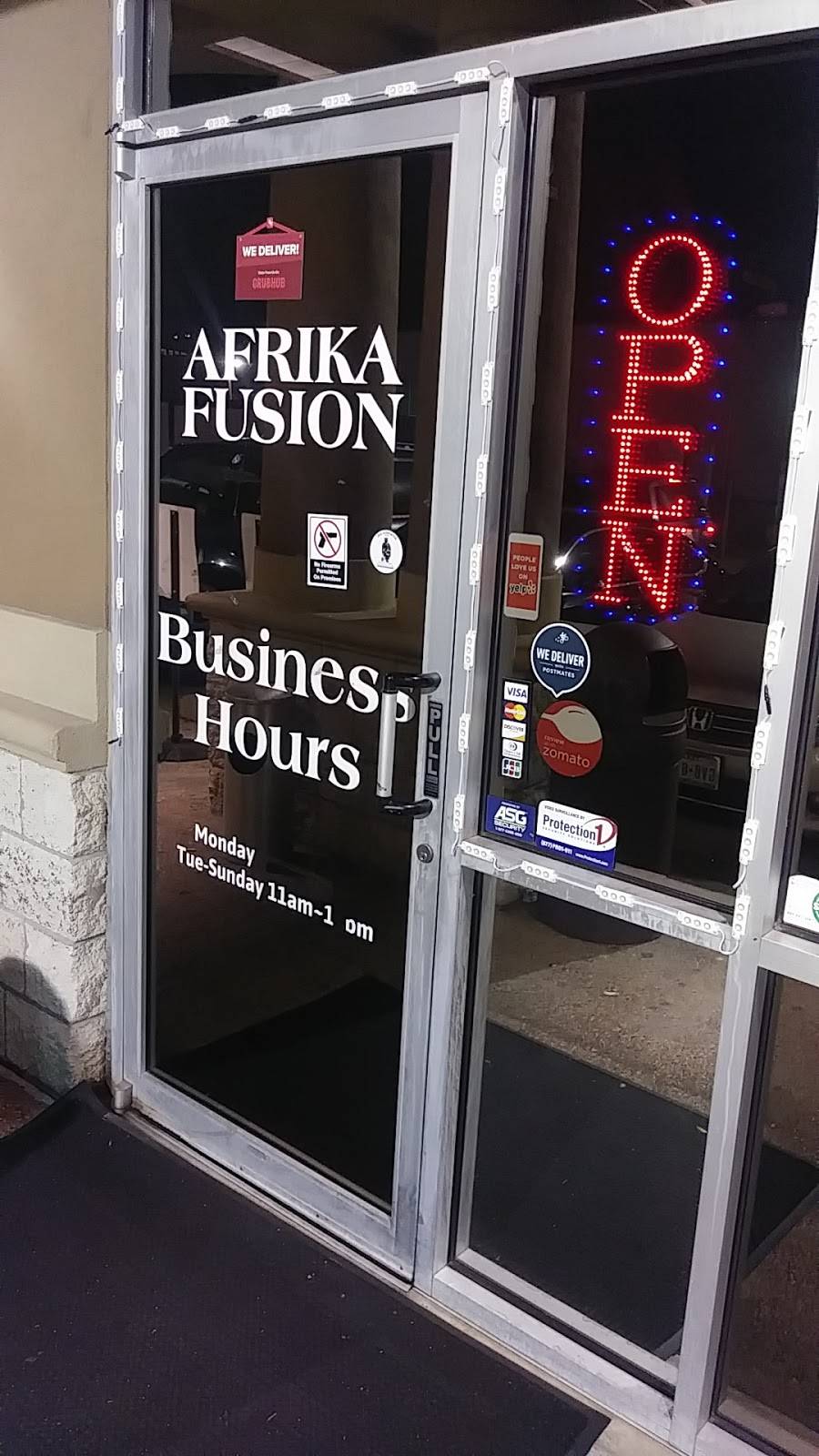 Afrika Fusion | restaurant | 18900 Dallas Pkwy Suite 125, Dallas, TX 75287, USA | 9722489112 OR +1 972-248-9112